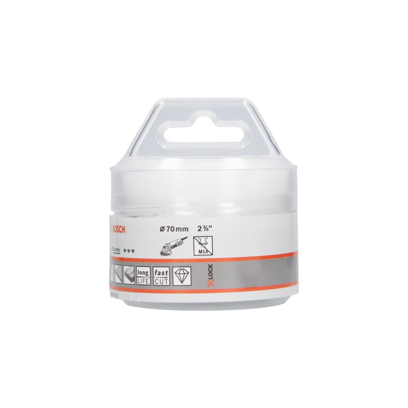 Bosch X-LOCK Diamanttrockenbohrer Best for Ceramic Dry Speed(Ø 70mm)