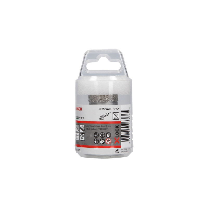 Bosch X-LOCK Diamanttrockenbohrer Best for Ceramic Dry Speed(Ø 27mm)