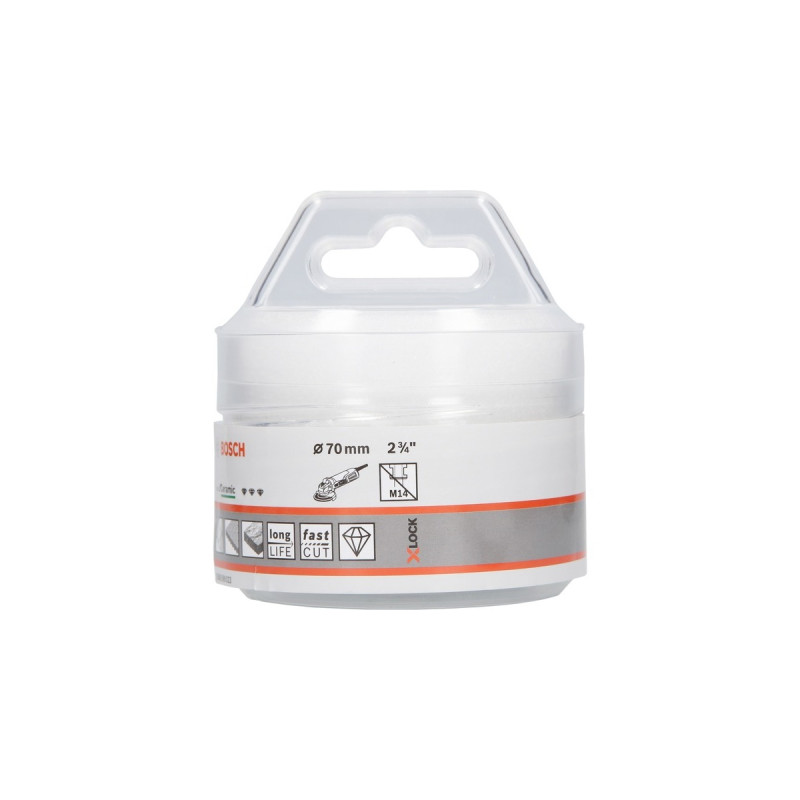 Bosch X-LOCK Diamanttrockenbohrer Best for Ceramic Dry Speed(Ø 70mm)