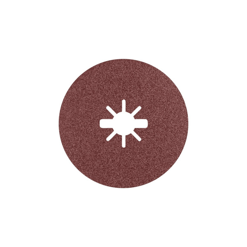 Bosch X-LOCK Expert R781 Prisma Ceramic Fiberschleifscheibe, Ø 125mm, K80(5 Stück, Bohrung 22,23mm)