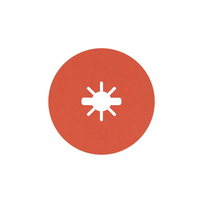 Bosch X-LOCK Expert R782 Prisma Ceramic Fiberschleifscheibe, Ø 115mm, K120(5 Stück, Bohrung 22,23mm)