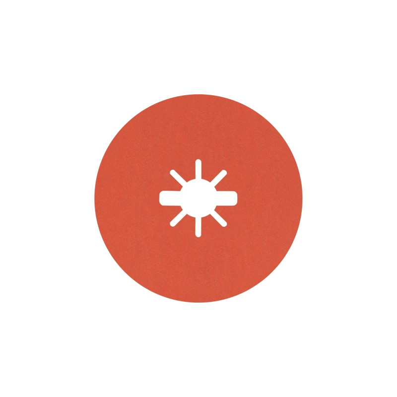 Bosch X-LOCK Expert R782 Prisma Ceramic Fiberschleifscheibe, Ø 115mm, K60(25 Stück, Bohrung 22,23mm)