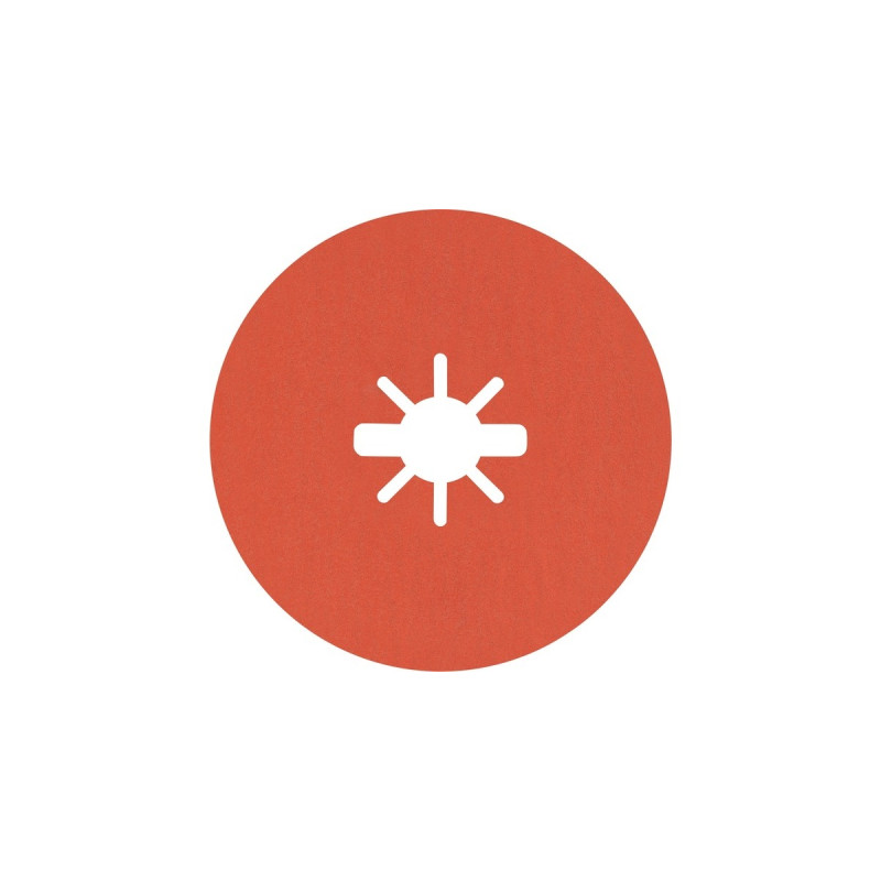 Bosch X-LOCK Expert R782 Prisma Ceramic Fiberschleifscheibe, Ø 115mm, K60(5 Stück, Bohrung 22,23mm)