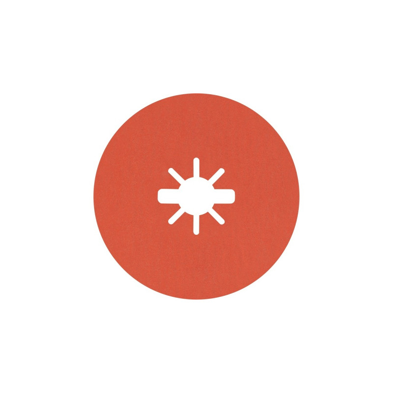 Bosch X-LOCK Expert R782 Prisma Ceramic Fiberschleifscheibe, Ø 115mm, K80(25 Stück, Bohrung 22,23mm)