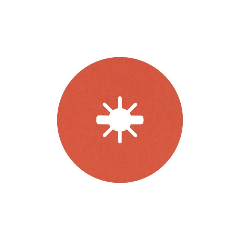 Bosch X-LOCK Expert R782 Prisma Ceramic Fiberschleifscheibe, Ø 125mm, K120(5 Stück, Bohrung 22,23mm)