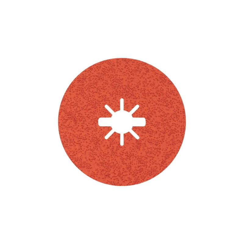 Bosch X-LOCK Expert R782 Prisma Ceramic Fiberschleifscheibe, Ø 125mm, K36(25 Stück, Bohrung 22,23mm)