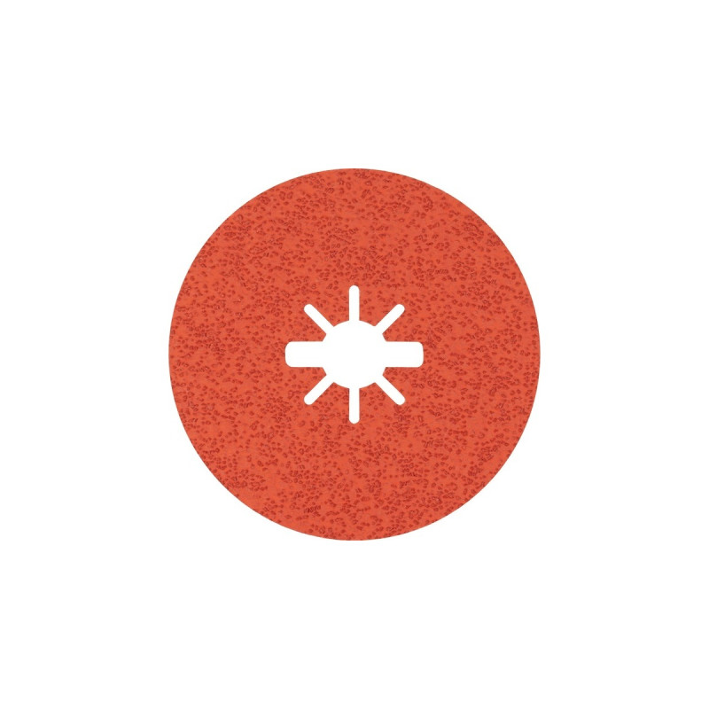 Bosch X-LOCK Expert R782 Prisma Ceramic Fiberschleifscheibe, Ø 125mm, K36(5 Stück, Bohrung 22,23mm)