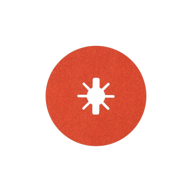 Bosch X-LOCK Expert R782 Prisma Ceramic Fiberschleifscheibe, Ø 125mm, K60(5 Stück, Bohrung 22,23mm)