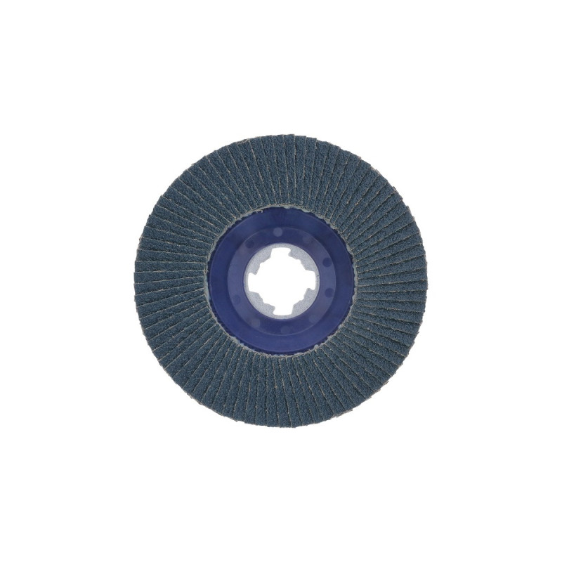 Bosch X-LOCK Fächerscheibe X571 Best for Metal, Ø 115mm, K60, Schleifscheibe(Bohrung 22,23mm, gerade)