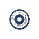 Bosch X-LOCK Grobreinigungsscheibe N377 Best for Metal, Ø 125mm, Schleifscheibe(Bohrung 22,23mm)