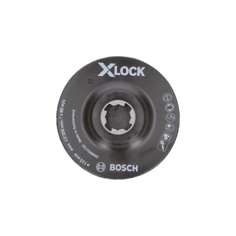 Bosch X-LOCK SCM Stützteller mit Mittelstift, Ø 115mm, Schleifteller