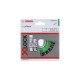 Bosch X-LOCK Scheibenbürste Heavy for Inox, Ø 115mm, gezopft(0,5mm Edelstahldraht, für X-LOCK Winkelschleifer)