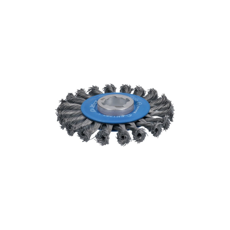Bosch X-LOCK Scheibenbürste Heavy for Metal, Ø 115mm, gezopft(0,5mm Stahldraht, für X-LOCK Winkelschleifer)