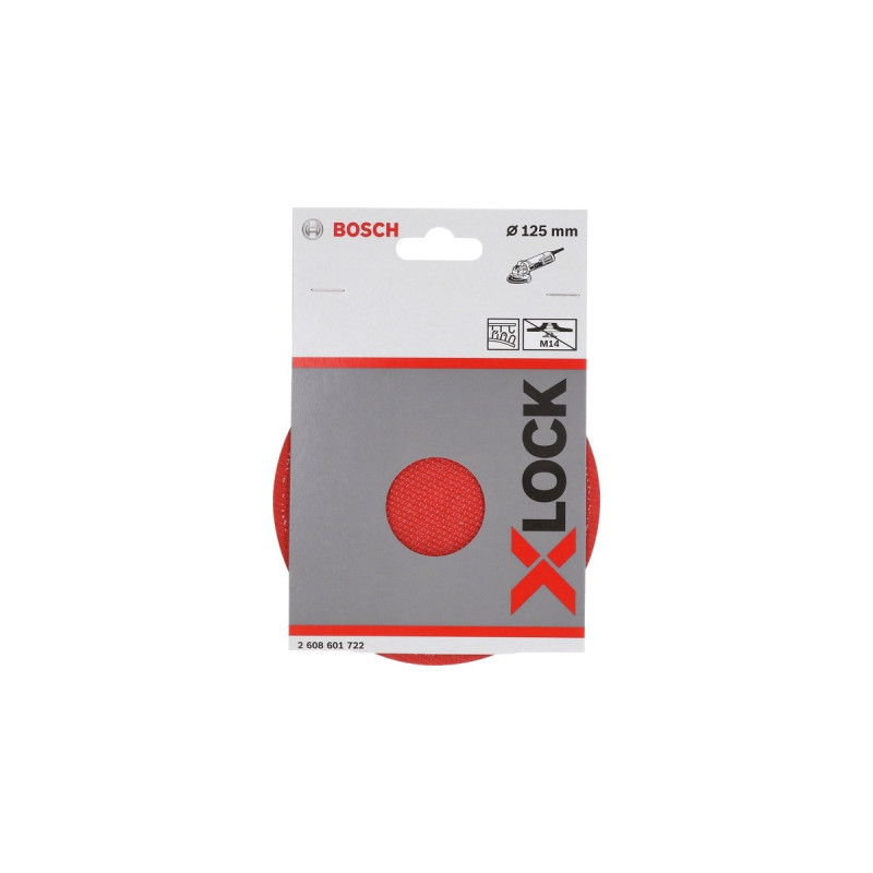 Bosch X-LOCK Stützteller Klettverschluss, Ø 125mm, Schleifteller