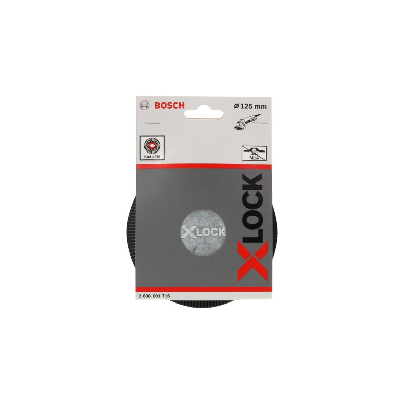Bosch X-LOCK Stützteller hart, Ø 125mm, Schleifteller