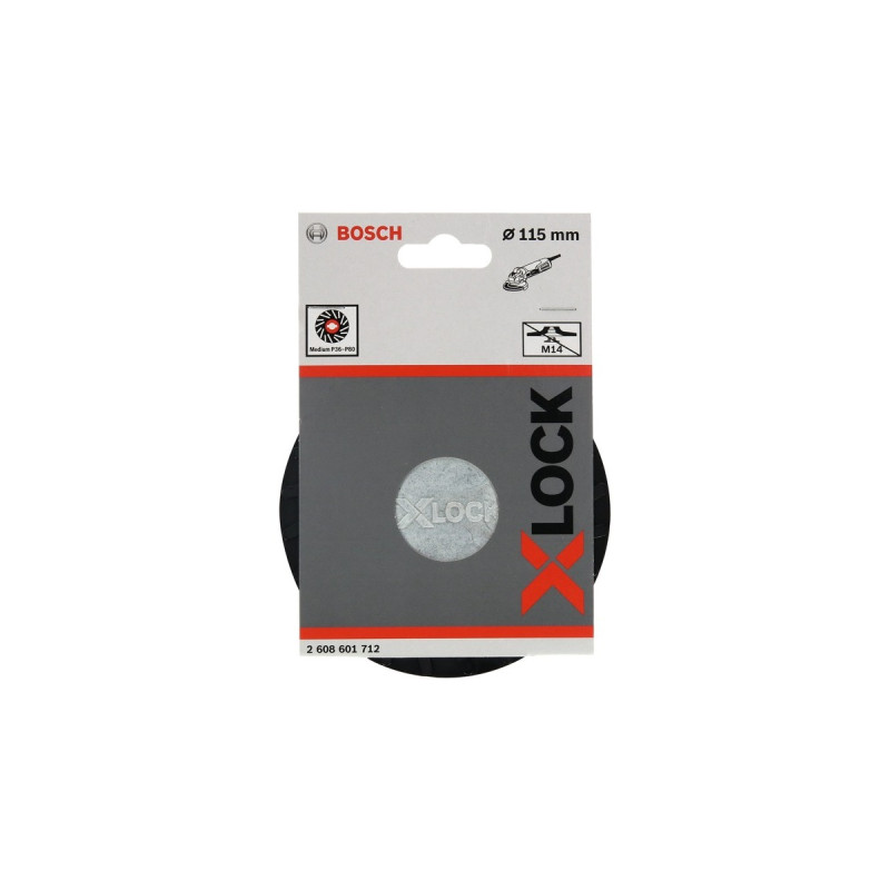 Bosch X-LOCK Stützteller mittelhart, Ø 115mm, Schleifteller