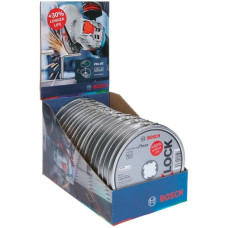 Bosch X-LOCK Trennscheibe Standard for Inox, Ø 125mm(10 Stück, Bohrung 22,23mm, WA 60 T BF, gerade)