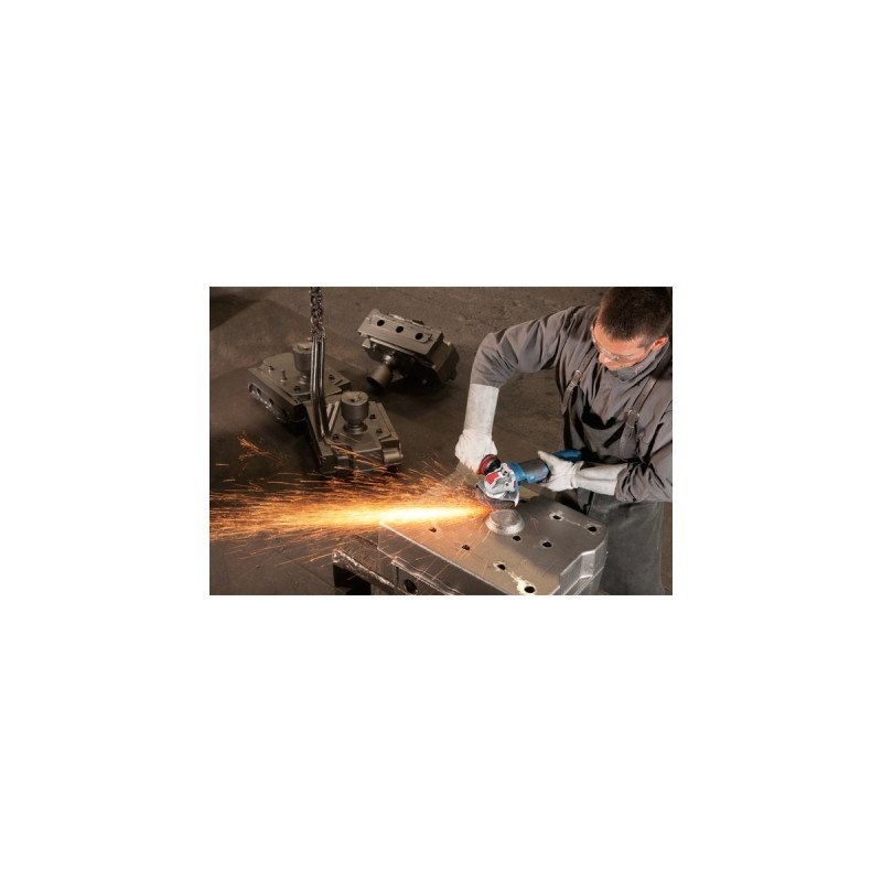 Bosch X-LOCK Winkelschleifer GWX 10-125 Professional(blau, 1.000 Watt)