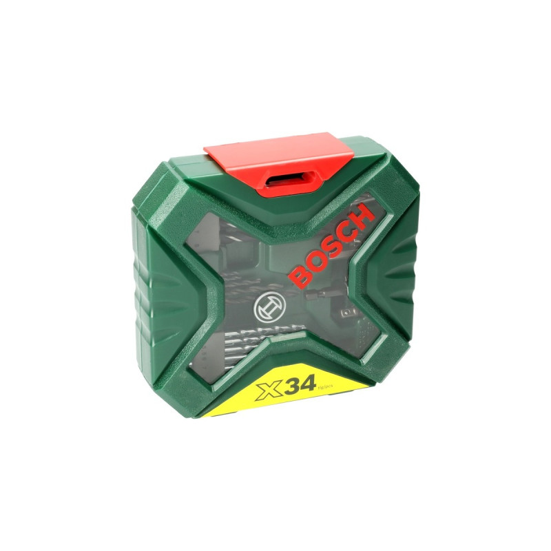 Bosch X-Line Bohrer- und Schrauber-Set, 34-teilig, Bohrer- & Bit-Satz(grün)