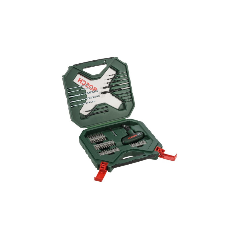 Bosch X-Line Bohrer- und Schrauber-Set, 54-teilig, Bohrer- & Bit-Satz(grün)