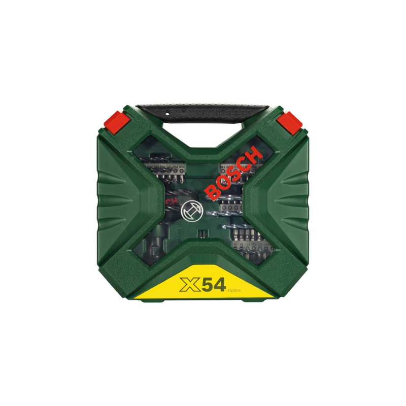 Bosch X-Line Bohrer- und Schrauber-Set, 54-teilig, Bohrer- & Bit-Satz(grün)