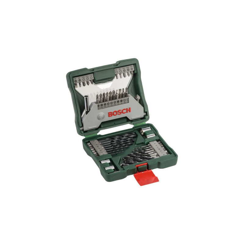 Bosch X-Line Sechskant-Bohrer und Bit-Set, 43-teilig, Bohrer- & Bit-Satz(grün, 1/4