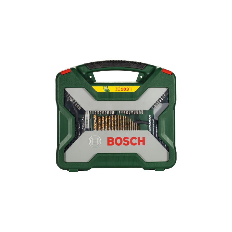 Bosch X-Line Titanium Bohrer- und Schrauber-Set, 103-teilig, Bohrer- & Bit-Satz(grün)
