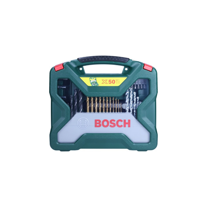 Bosch X-Line Titanium Bohrer- und Schrauber-Set, 50-teilig, Bohrer- & Bit-Satz(grün)