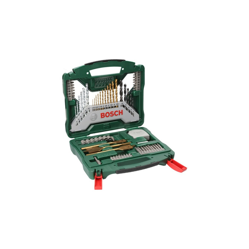 Bosch X-Line Titanium Bohrer- und Schrauber-Set, 70-teilig, Bohrer- & Bit-Satz(grün)
