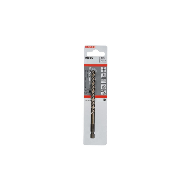 Bosch Zentrierbohrer HSS-Co, Ø 7,15mm x 120mm(für Lochsägen)