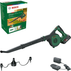 BoschAkku-Laubbläser Universal LeafBlower 18V-130, 18Volt, Laubgebläse(grün/schwarz, Li-Ionen Akku 2,5Ah, POWER FOR ALL ALLIANCE)