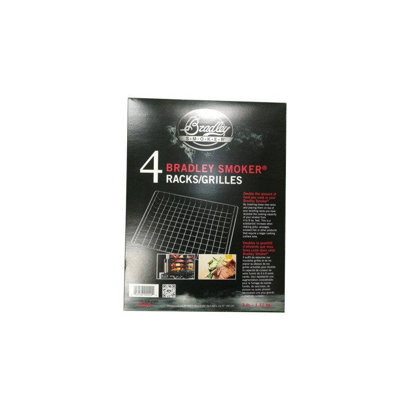 Bradley Extra Räucher-Roste, 4 Stück, Einlegerost