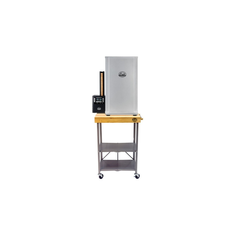 Bradley Klapptisch mit Rollen BTKITCART, Grill-Untergestell(grau/holz)