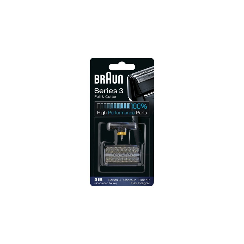 Braun Ersatzscherkopf Kombipack 31B(schwarz)