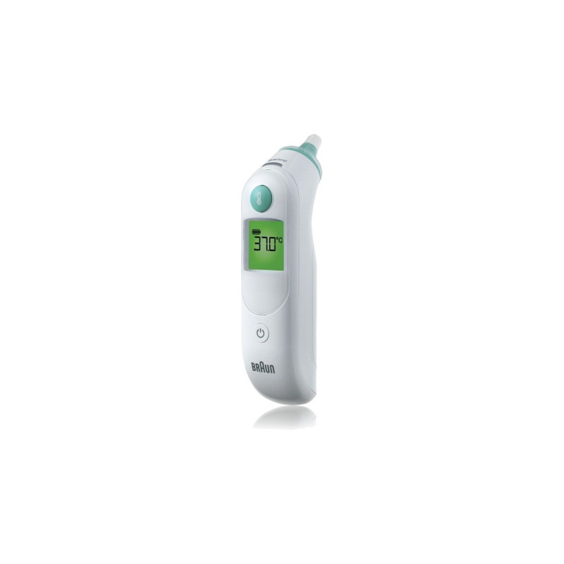 Braun IRT6515 Fieberthermometer ThermoScan 6(weiß, Infrarot-Ohrthermometer)