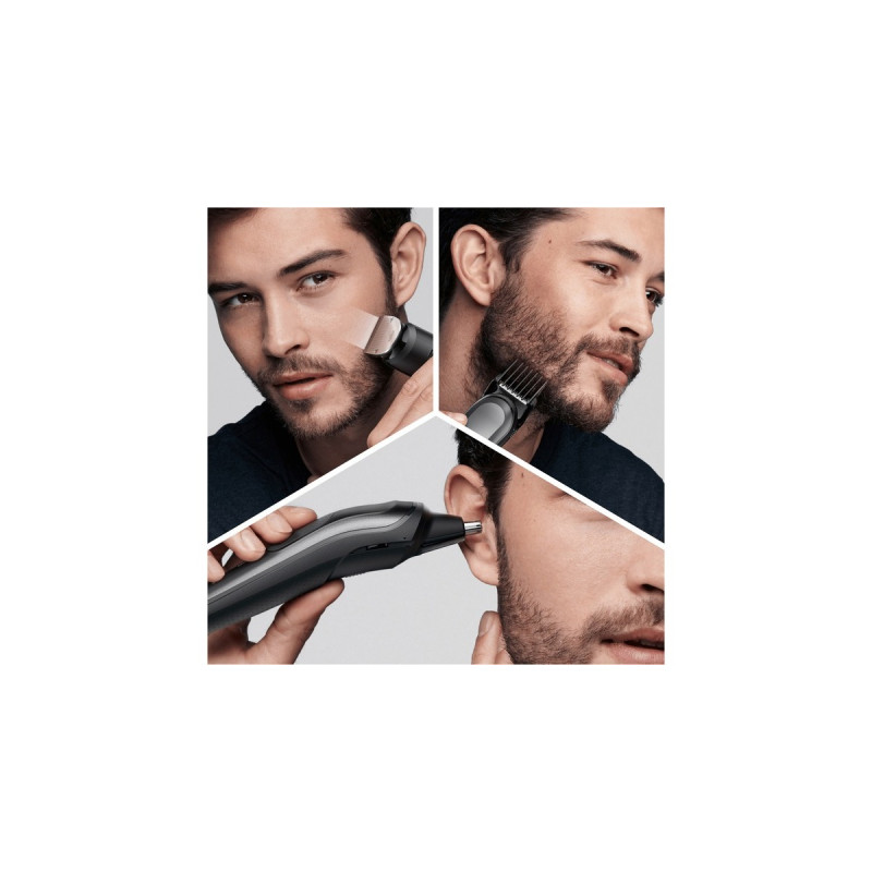 Braun Multi-Grooming-Kit 7 MGK7321, Haarschneider(dunkelsilber/schwarz)