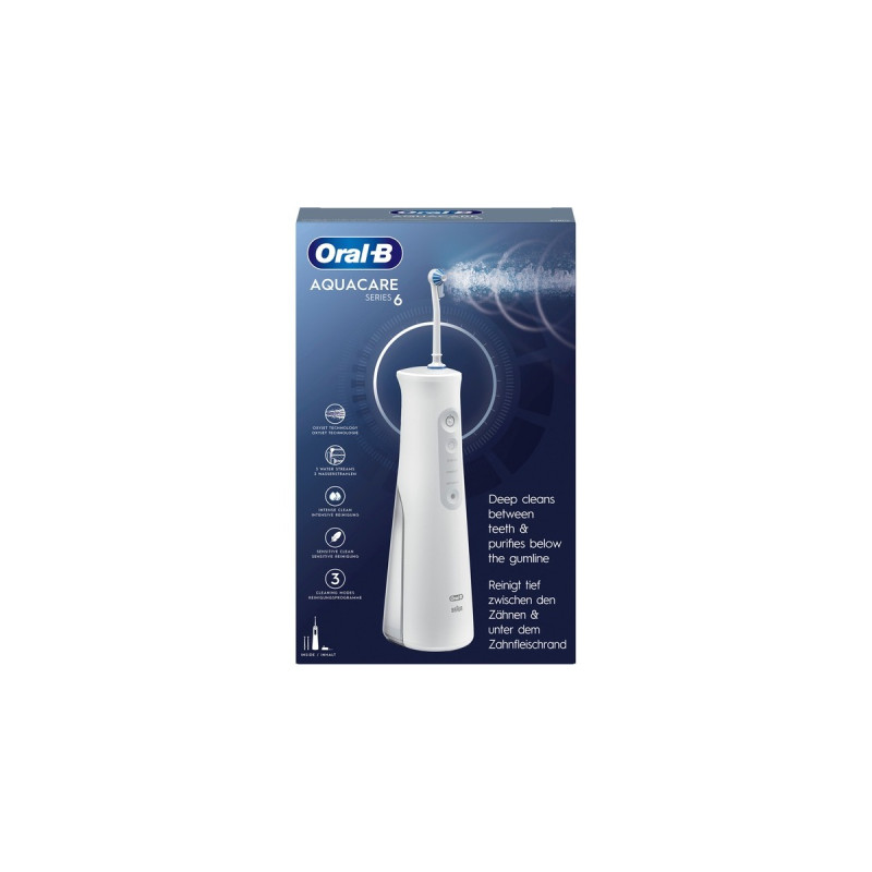 Braun Oral-B AquaCare 6, Mundpflege(weiß)