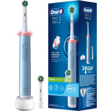 Braun Oral-B Pro 3 3000 CrossAction, Elektrische Zahnbürste(hellblau/weiß)