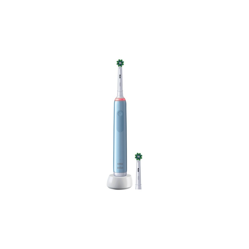 Braun Oral-B Pro 3 3000 CrossAction, Elektrische Zahnbürste(hellblau/weiß)