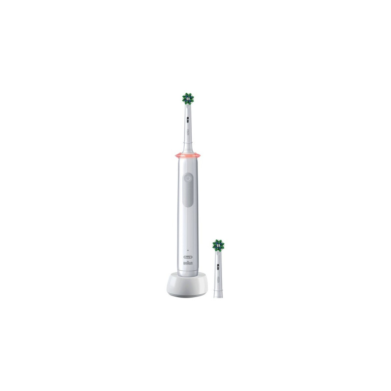Braun Oral-B Pro 3 3000 CrossAction, Elektrische Zahnbürste(weiß)