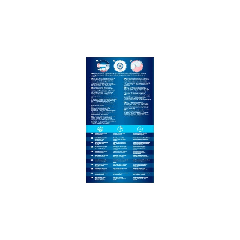 Braun Oral-B Pro 3 3000 Sensitive Clean, Elektrische Zahnbürste(weiß)