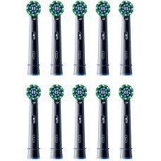 Braun Oral-B Pro Cross Action Aufsteckbürsten 10er-Pack(schwarz)