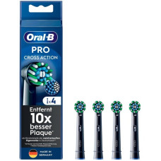 Braun Oral-B Pro Cross Action Aufsteckbürsten 4er-Pack(schwarz)