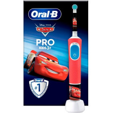 Braun Oral-B Vitality Pro 103 Kids Cars, Elektrische Zahnbürste(rot/weiß)