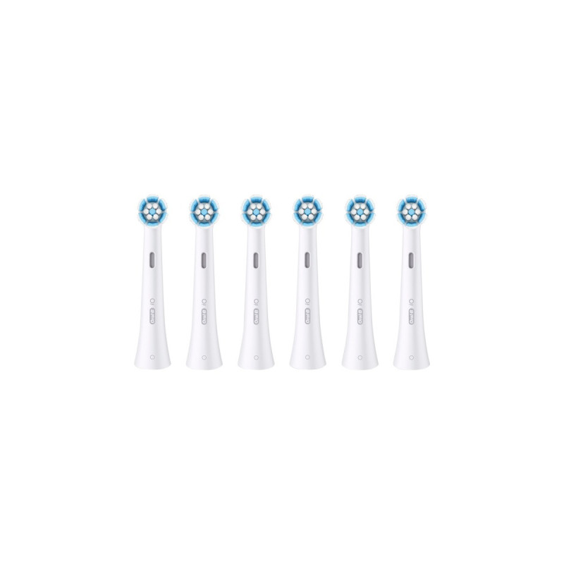 Braun Oral-B iO Sanfte Reinigung 6er, Aufsteckbürste(weiß)
