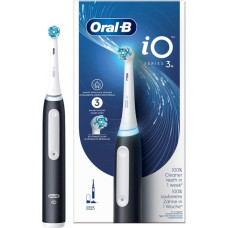 Braun Oral-B iO Series 3, Elektrische Zahnbürste(schwarz, Matt Black)