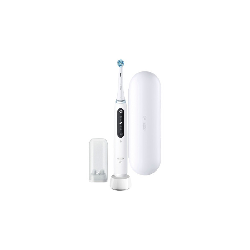 Braun Oral-B iO Series 5, Elektrische Zahnbürste(weiß, Quite White)