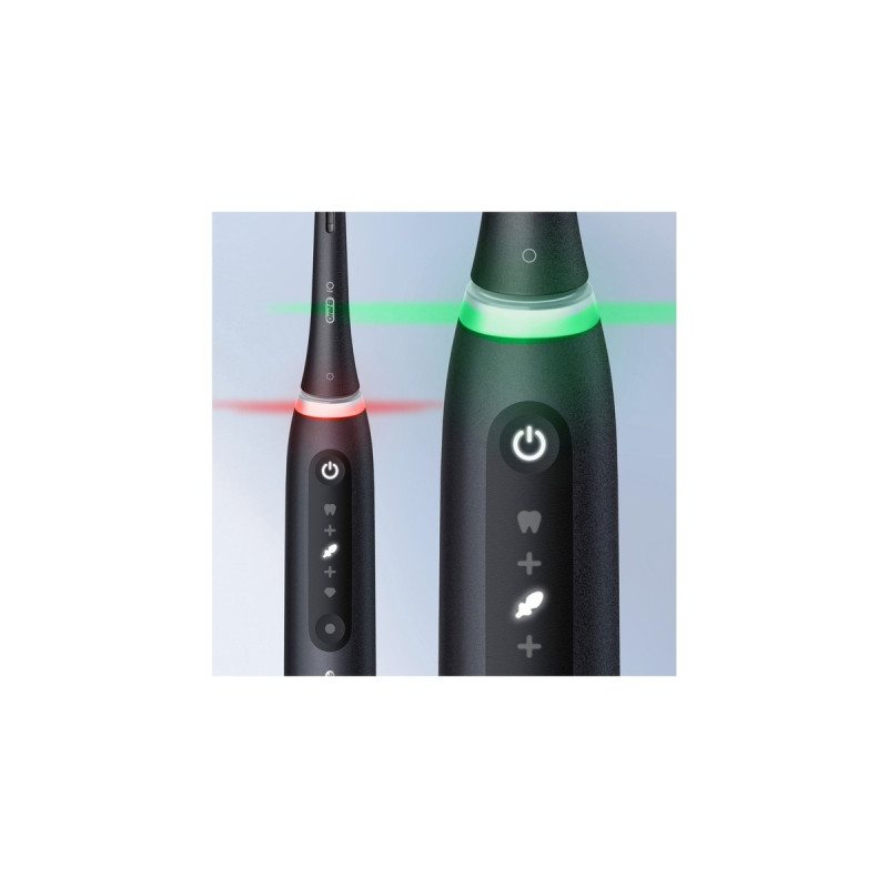 Braun Oral-B iO Series 5, Elektrische Zahnbürste(schwarz, Matt Black)