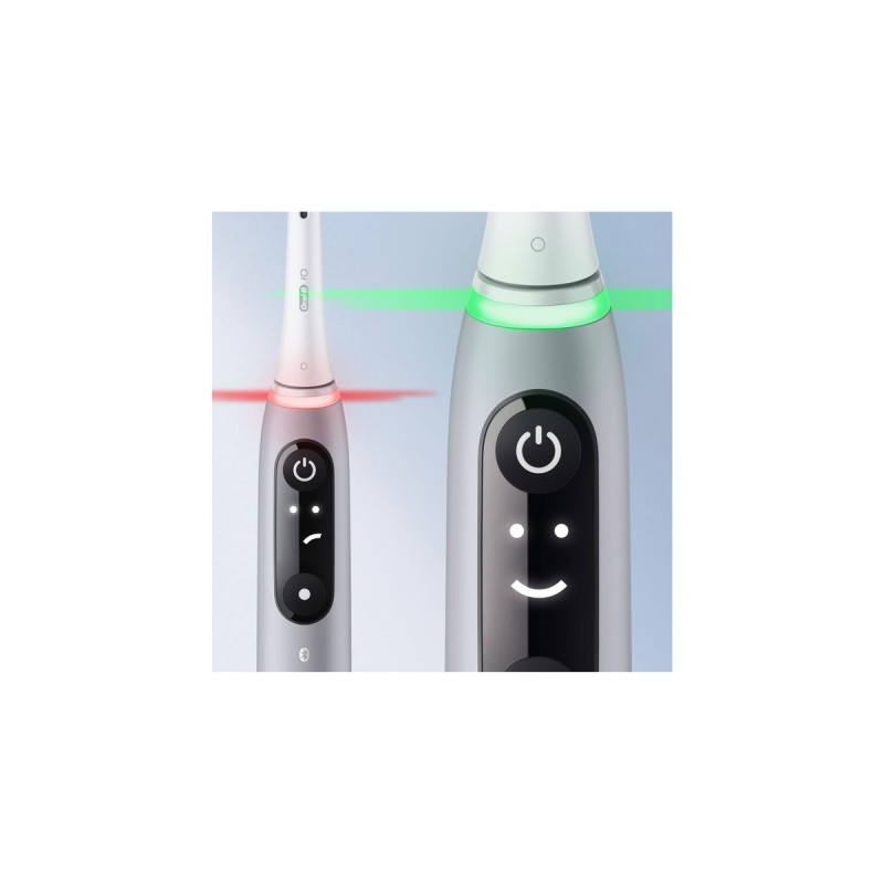 Braun Oral-B iO Series 6, Elektrische Zahnbürste(grau, Grey Opal)
