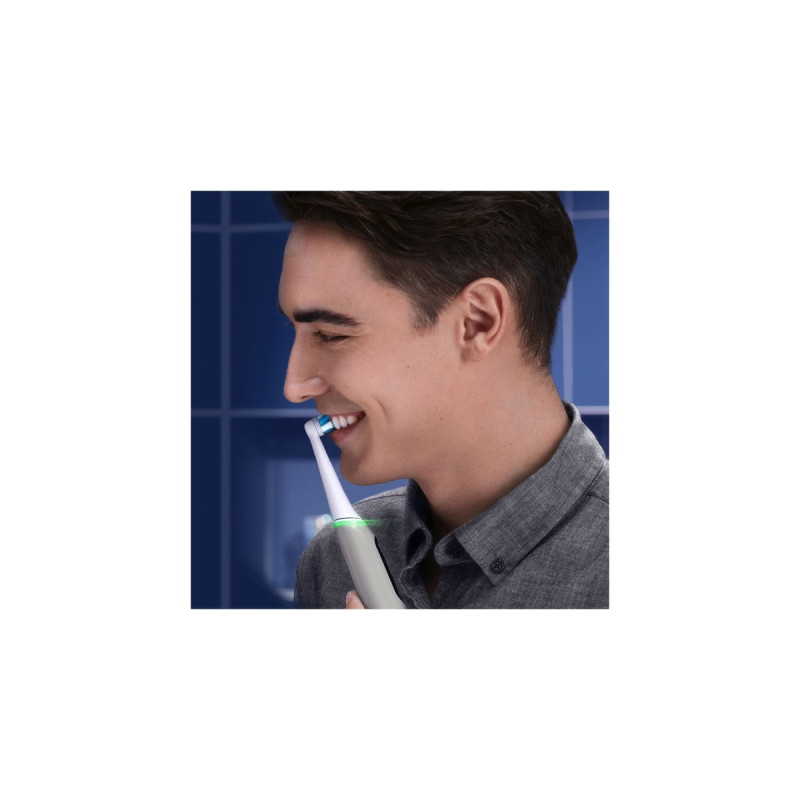 Braun Oral-B iO Series 6, Elektrische Zahnbürste(grau, Grey Opal)